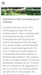 Mobile Screenshot of ncglandscaping.com